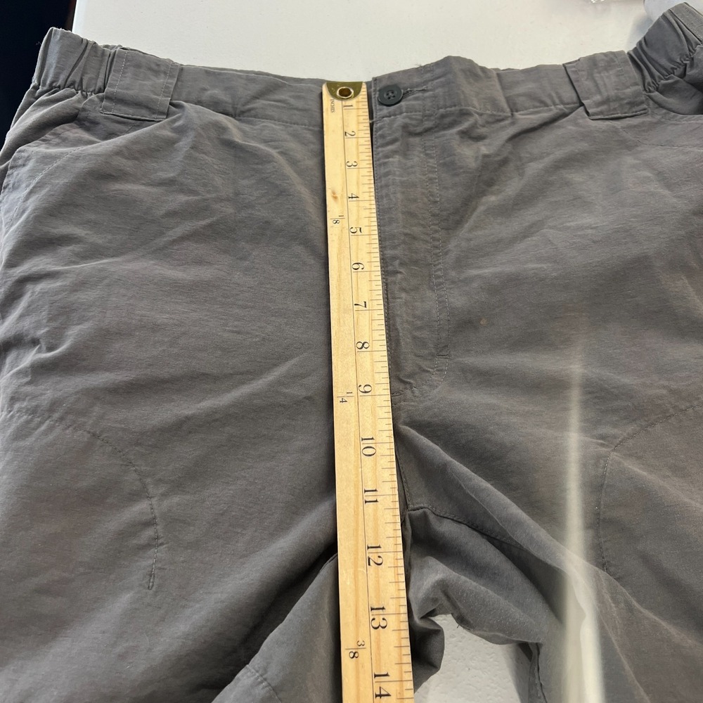 Woolrich Cargo Shorts Mens 36 Gray Mid Rise Hiking Outdoor All Day Comfort - Picture 12 of 15
